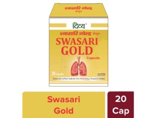Divya Pharmacy, SWASARI GOLD, 20 Capsule, Useful In Sore Throat